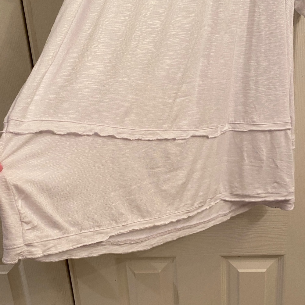 Style & Co. White Short Sleeve Blouse - Picture 2 of 7
